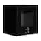 Global Industrial Counter Top CRT Security Computer Cabinet, Black, 24-1/2W x 22-1/2D x 27H 607294BK - alternate 1